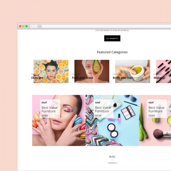 Cosmetics Opencart theme Cosmetics Opencart theme