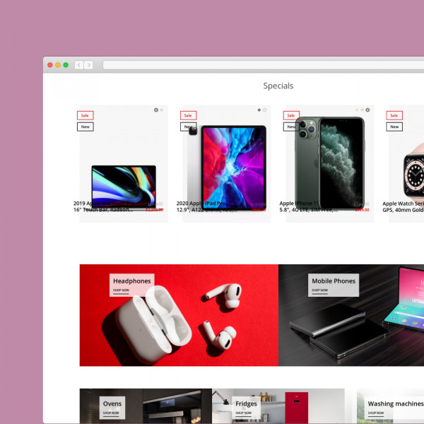 Electronics Opencart Theme  Electronics Opencart Theme