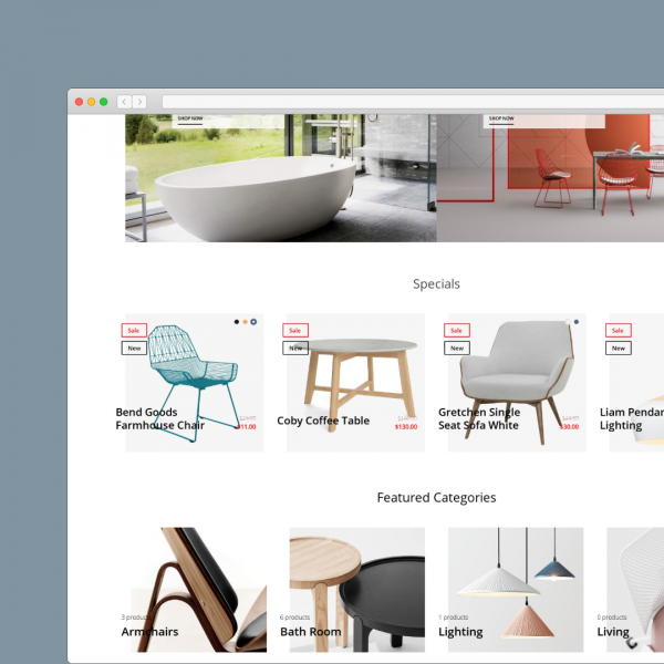 Furniture Opencart Theme Furniture Opencart Theme